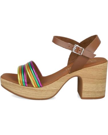 Sandali per Donna OH MY SANDALS 5392 SANDALIAS DE TACON ALTO MUJER ROBLE COMBINADO
