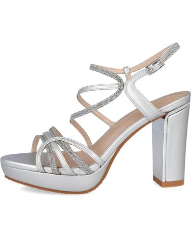 Zapatos de tacón per Donna PRESTIGIO C-538 SANDALIAS DE TACON ALTO PARA MUJER PLATA