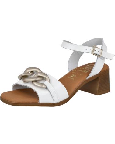Sandalias de Mujer OH MY SANDALS 5354 SANDALIAS DE TACON MEDIO MUJER DUNA BLANCO
