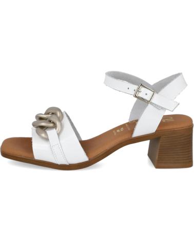 Sandalias de Mujer OH MY SANDALS 5354 SANDALIAS DE TACON MEDIO MUJER DUNA BLANCO