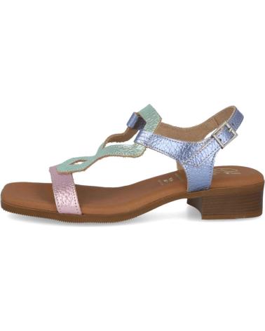 Woman Sandals OH MY SANDALS 5345 SANDALIAS DE TACON BAJO MUJER DOYA BLUE COMBINADO