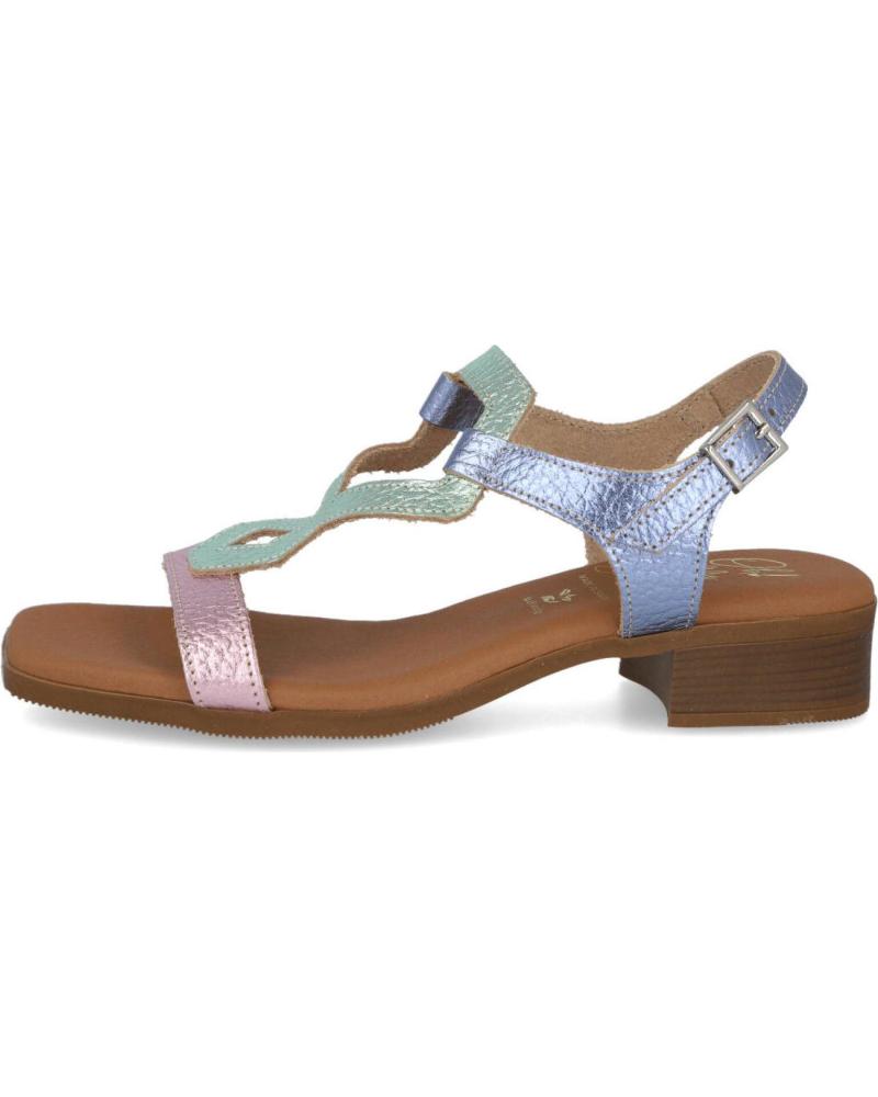 Sandales pour Femme OH MY SANDALS 5345 SANDALIAS DE TACON BAJO MUJER DOYA BLUE COMBINADO