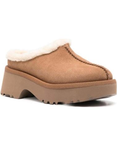 Sapatos de Mulher UGG ZUECOS W NEW HEIGHTS COZY CLOG MUJER CUERO MARRóN