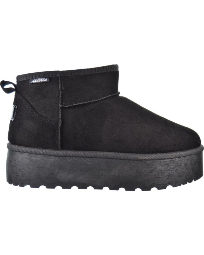 Bottines pour Femme ISTERIA BOTIN PLATAFORMA PARA MUJER 24296 COLOR NEGRO
