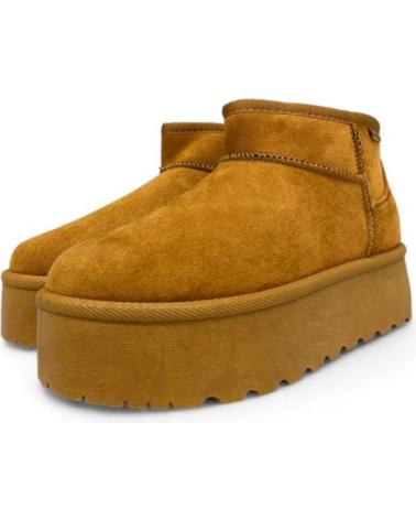 Botas de Mulher ISTERIA BOTIN PLATAFORMA PARA MUJER 24296 COLOR CUERO