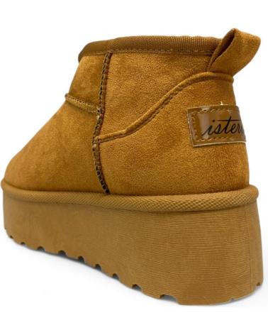 Botas de Mulher ISTERIA BOTIN PLATAFORMA PARA MUJER 24296 COLOR CUERO
