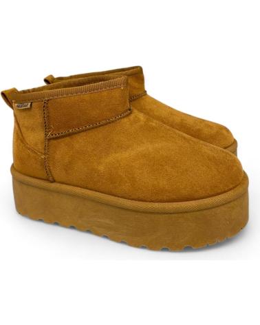 Botas de Mulher ISTERIA BOTIN PLATAFORMA PARA MUJER 24296 COLOR CUERO