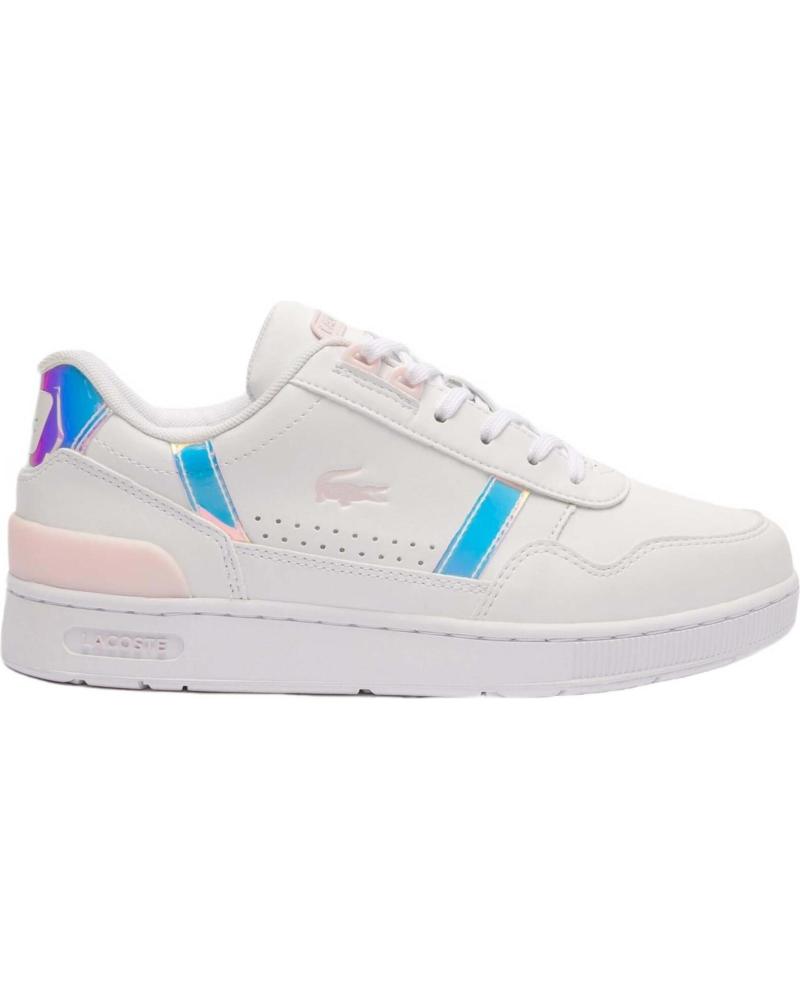 Deportivas-De-Mujer-LACOSTE-ZAPATILLAS-T-CLIP-BLANCO