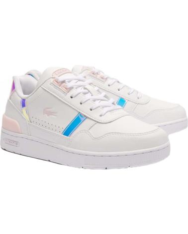 Deportivas-De-Mujer-LACOSTE-ZAPATILLAS-T-CLIP-BLANCO
