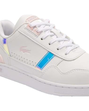 Deportivas-De-Mujer-LACOSTE-ZAPATILLAS-T-CLIP-BLANCO