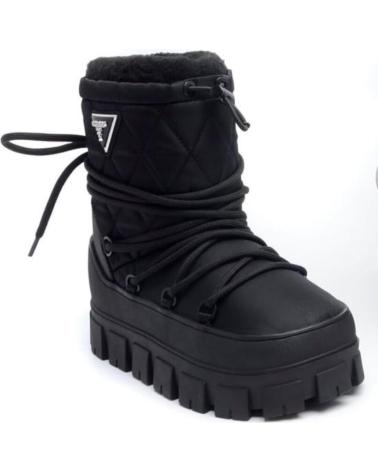 GUESS STIVALETTI NERI CON PLATEAU BLACK