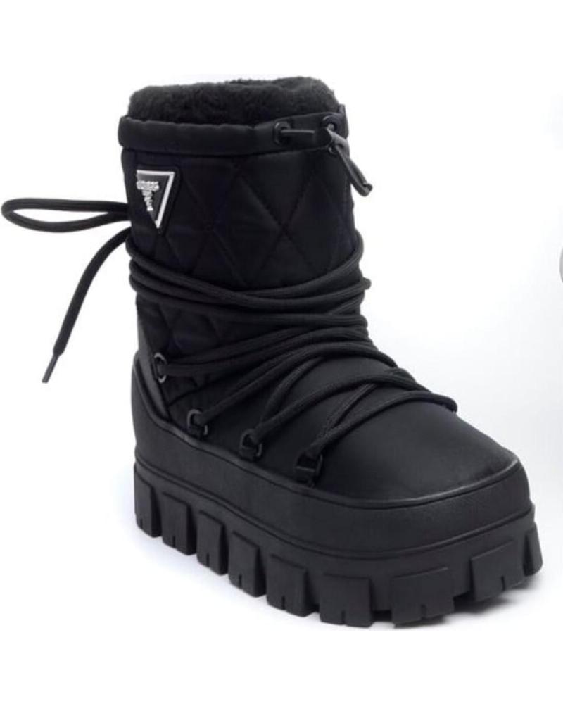 GUESS STIVALETTI NERI CON PLATEAU BLACK