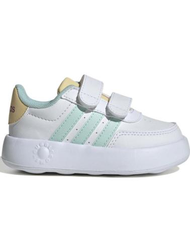 Sportivo per Bambina e Bambino ADIDAS BREAKNET 2 0 SHOES TODDLER SHOES BLANCO