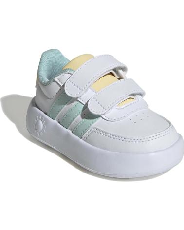 Sportivo per Bambina e Bambino ADIDAS BREAKNET 2 0 SHOES TODDLER SHOES BLANCO