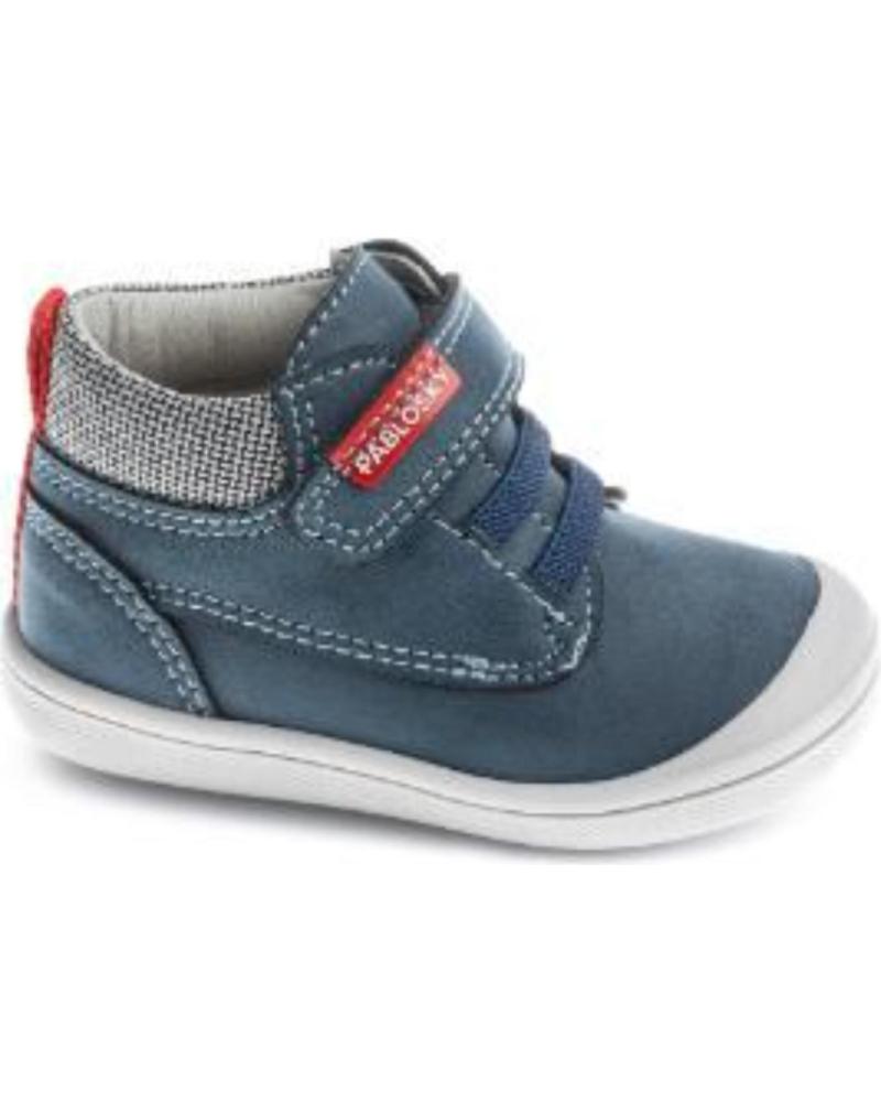 boy Mid boots PABLOSKY BOTETA VELCRO PARA NINO 044241 COLOR AZUL