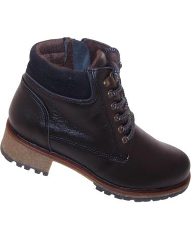 Bottines pour Femme MAWEN BOTIN PIEL COMODIDAD Y RESISTENCIA NEGRO