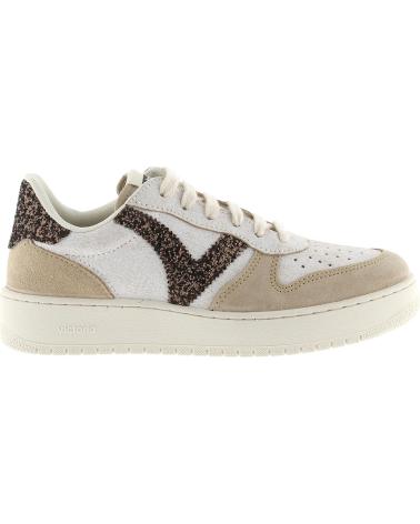 Deportivas de Mujer VICTORIA DEPORTIVA 1258258 MADRID SERRAJE CROQUELADO BEIGE