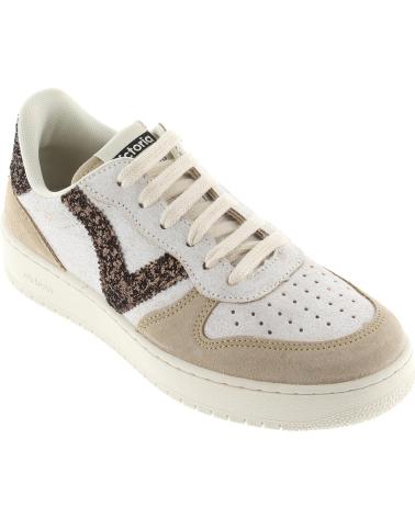 Deportivas de Mujer VICTORIA DEPORTIVA 1258258 MADRID SERRAJE CROQUELADO BEIGE