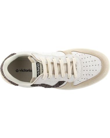 Deportivas de Mujer VICTORIA DEPORTIVA 1258258 MADRID SERRAJE CROQUELADO BEIGE