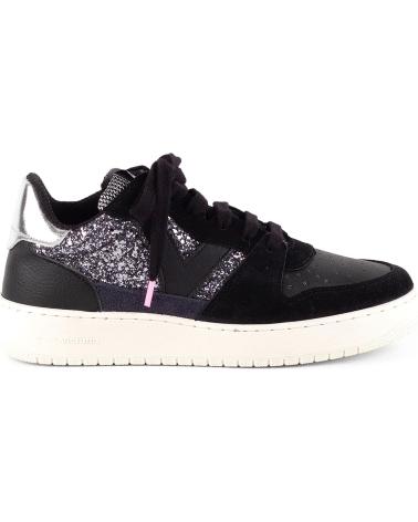 Deportivas de Mujer VICTORIA SNEAKERS 1258261 MADRID GLITTER NEGRO
