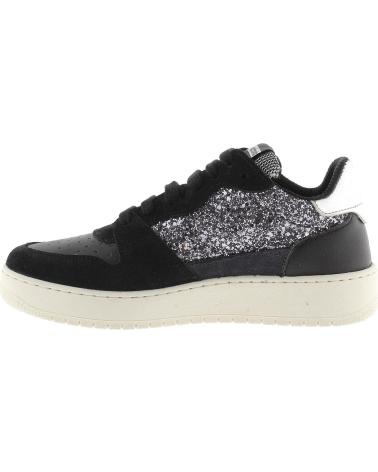 Deportivas de Mujer VICTORIA SNEAKERS 1258261 MADRID GLITTER NEGRO