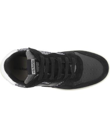Deportivas de Mujer VICTORIA SNEAKERS 1258261 MADRID GLITTER NEGRO