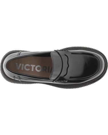 Mocassins pour Femme VICTORIA MOCASINES 1301101 DUBLIN BRILLO EFECTO PIEL NEGRO