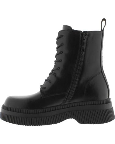Botins de Mulher VICTORIA BOTAS 1301103 DUBLIN CORDONES EFECTO PIEL NEGRO