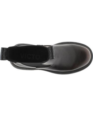 Stivaletti per Donna VICTORIA BOTAS 1301104 DUBLIN CHELSEA EFECTO PIEL MARRON