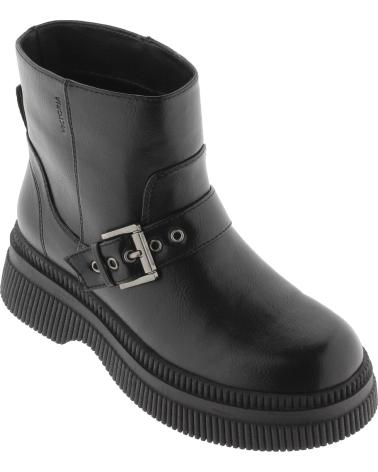 Botas de Mulher VICTORIA BOTAS 1301105 DUBLIN HEBILLA EFECTO PIEL NEGRO