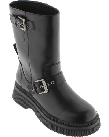 Botas de Mulher VICTORIA BOTAS 1301106 DUBLIN HEBILLAS EFECTO PIEL NEGRO