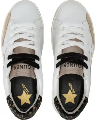 Sneaker für Damen SUN68 BIG KATY LEATHER SCPZ44223-S0143 BLANCO