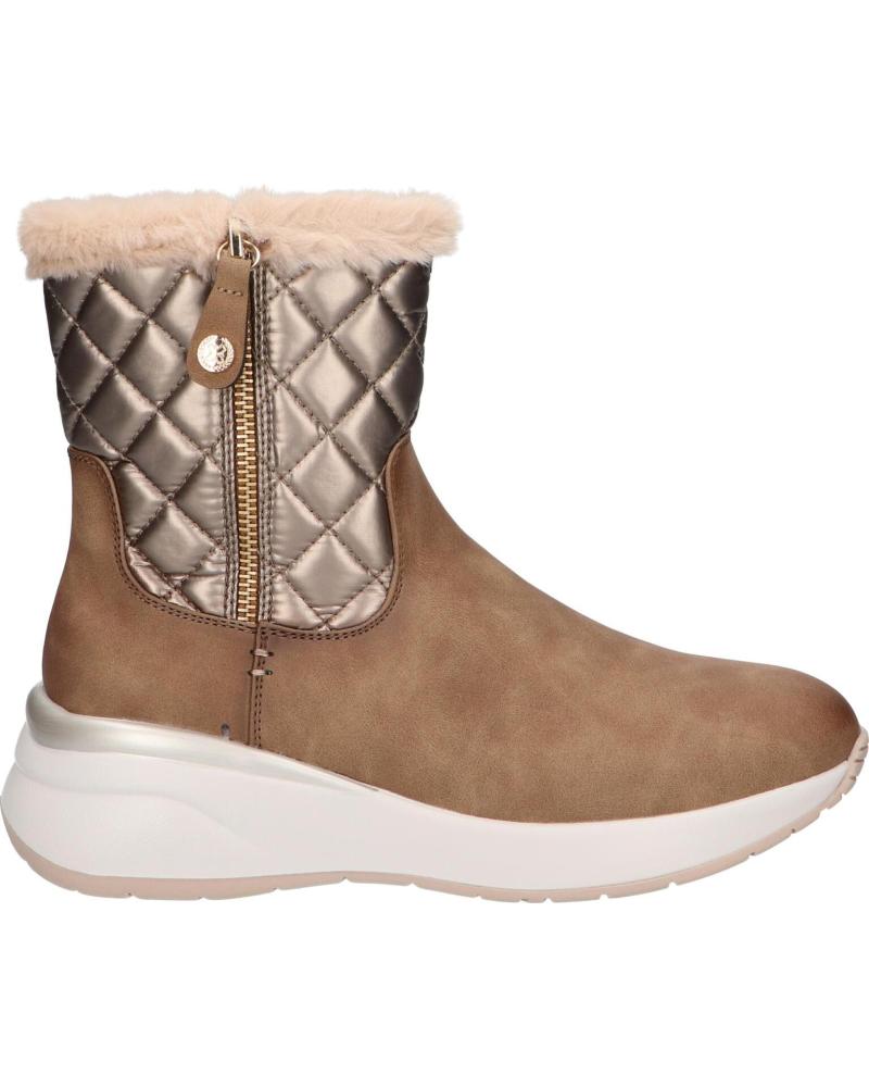 Woman Mid boots XTI BOTINES PLANOS 143364 MUJER TAUPE MARRóN
