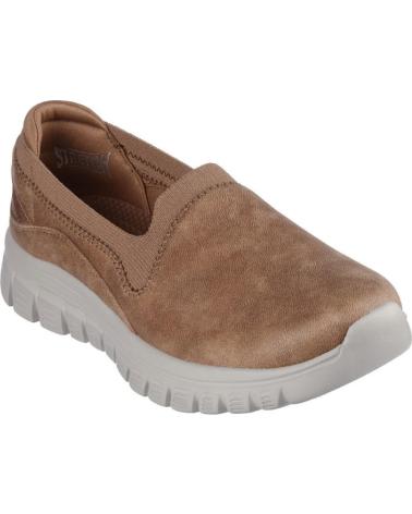 Deportivas de Mujer SKECHERS SNEAKERS 100703 MUJER CUERO MARRóN