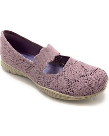 Woman Flat shoes SKECHERS MERCEDITAS MUJER SEAGER-CASUAL PARTY VARIOS 158110 MALVA