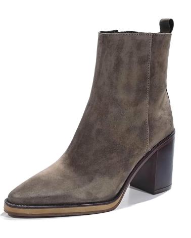 Botins de Mulher ALPE BOTIN CASUAL DE PIEL SERRAJE CON TACON SANDER