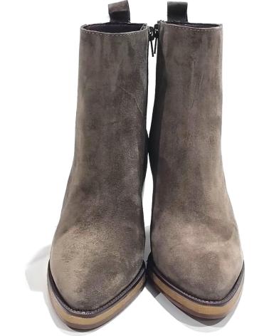 Botins de Mulher ALPE BOTIN CASUAL DE PIEL SERRAJE CON TACON SANDER