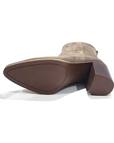 Botins de Mulher ALPE BOTIN CASUAL DE PIEL SERRAJE CON TACON SANDER