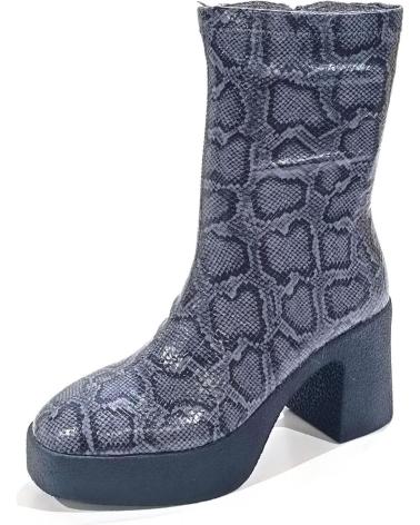 Botines de Mujer NOA HARMON BOTIN VESTIR DE LICRA ELASTICA CON TACON Y PLATAFORMA GRIS
