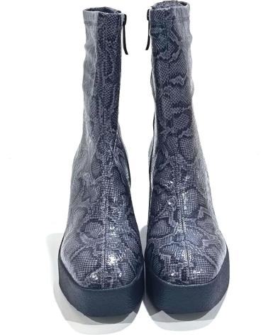 Stiefel für Damen NOA HARMON BOTIN VESTIR DE LICRA ELASTICA CON TACON Y PLATAFORMA GRIS