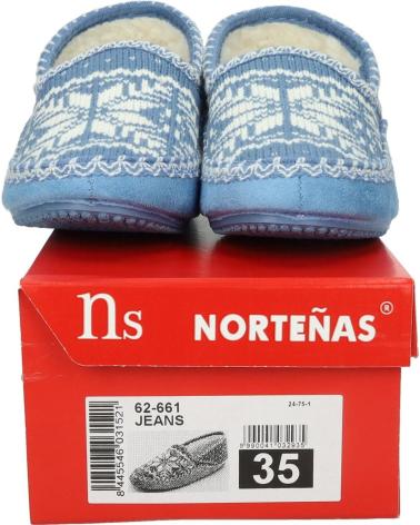 Calzado de casa de Mujer NORTEÑAS 62-661 JEANS