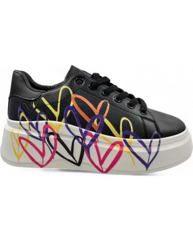 Sneaker für Damen TIMBOS DEPORTIVA PLATAFORMA DE MUJER 130632 NEGRO