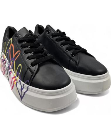 Sneaker für Damen TIMBOS DEPORTIVA PLATAFORMA DE MUJER 130632 NEGRO