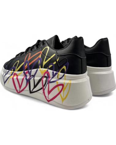 Sneaker für Damen TIMBOS DEPORTIVA PLATAFORMA DE MUJER 130632 NEGRO