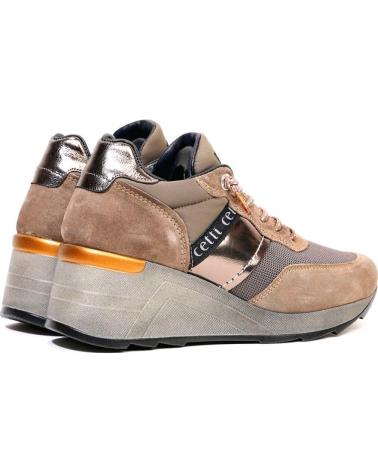 Sapatilhas de Mulher CETTI DEPORTIVAS EN COLOR PARA MUJER NEGRO