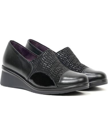 Halbschuhe für Damen PITILLOS MOCASINES 10033 NEGRO