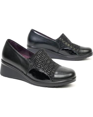 Halbschuhe für Damen PITILLOS MOCASINES 10033 NEGRO