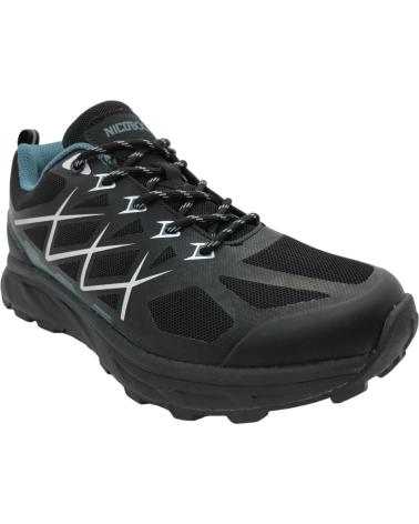 Woman Trainers NICOBOCO ZAPATILLA TREKKING MUJER SENDA NEGRO
