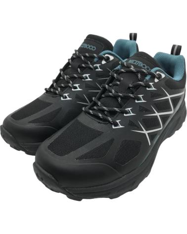 Woman Trainers NICOBOCO ZAPATILLA TREKKING MUJER SENDA NEGRO