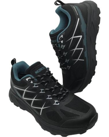 Woman Trainers NICOBOCO ZAPATILLA TREKKING MUJER SENDA NEGRO